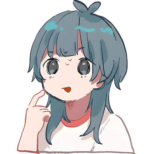Эмодзи Медуза тян