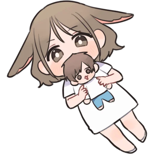 Эмодзи Кроткая тян