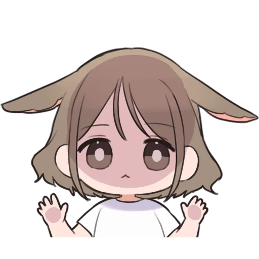 Эмодзи Кроткая тян