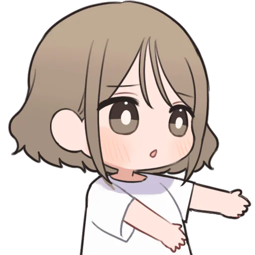 Эмодзи Кроткая тян