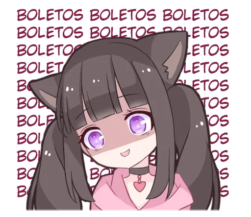 Эмодзи Menhera cat