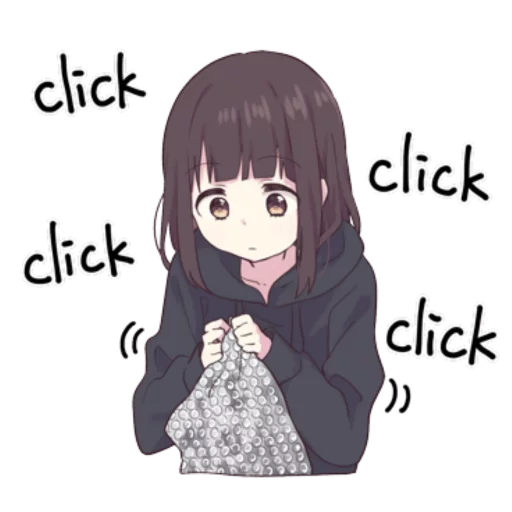 Эмодзи Menhera Chan