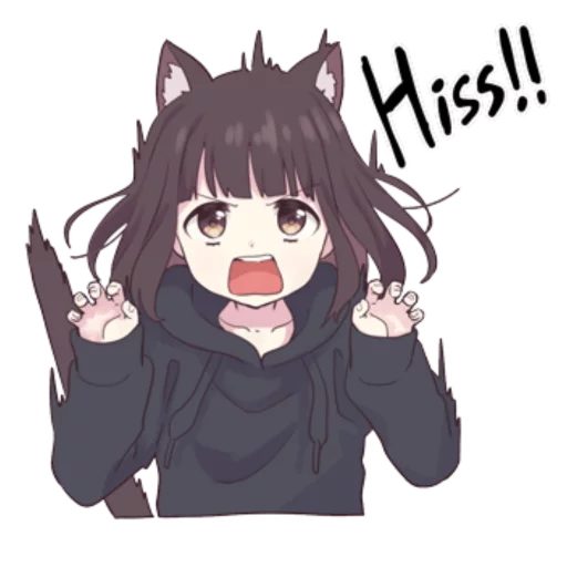 Эмодзи Menhera Chan