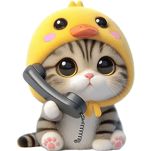 Эмодзи Мяу утка