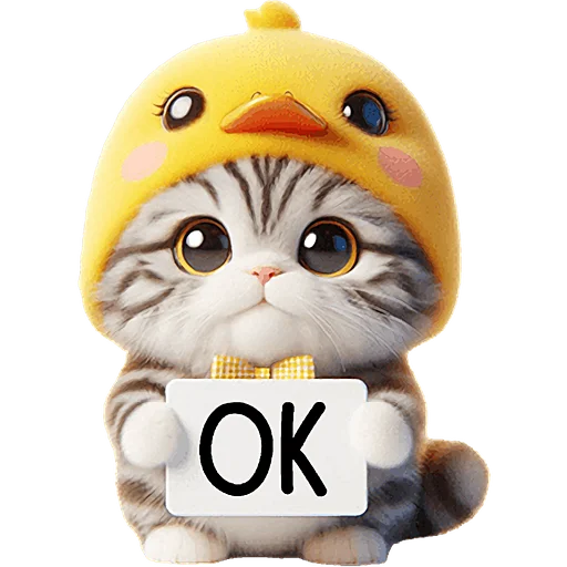 Эмодзи Мяу утка