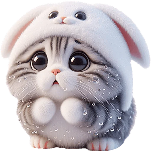 Эмодзи Мяу кролик