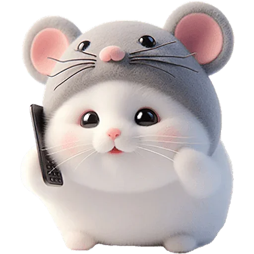 Эмодзи Мяу мышь