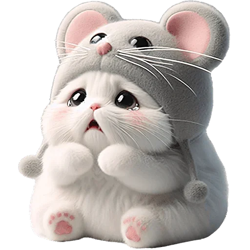 Эмодзи Мяу мышь