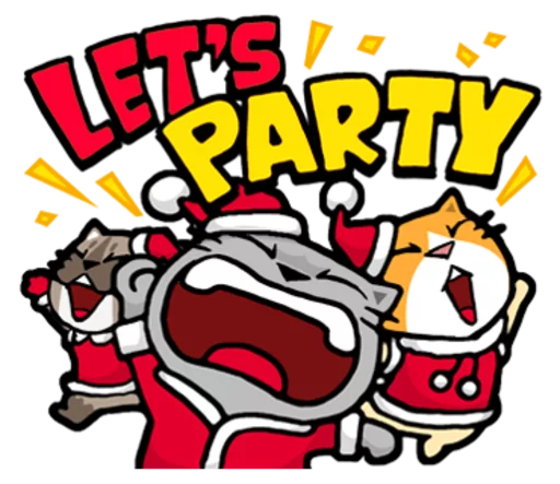 Эмодзи Meow ! Merry Christmas & Happy New Year