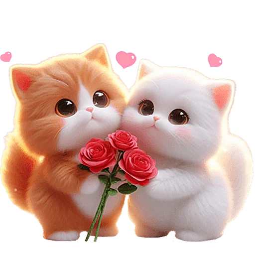 Эмодзи Мяу пара