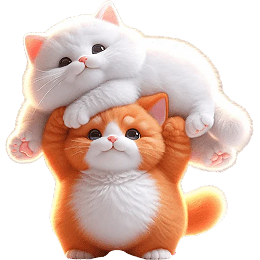 Эмодзи Мяу пара