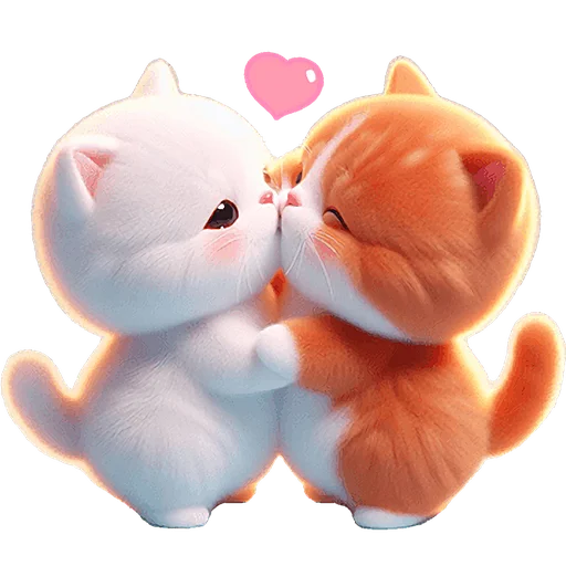 Эмодзи Мяу пара