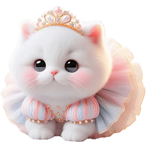 Эмодзи Мяу принцессы