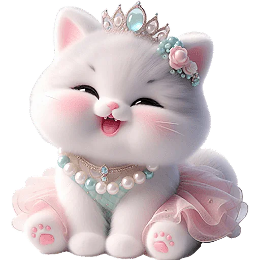 Эмодзи Мяу принцессы