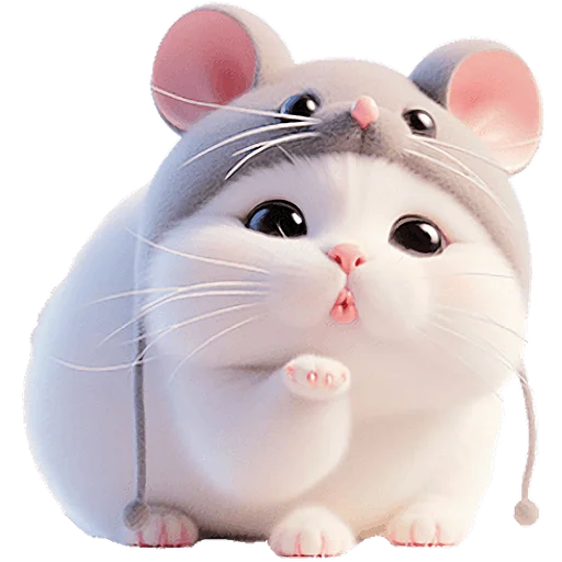 Эмодзи Мяу мышь