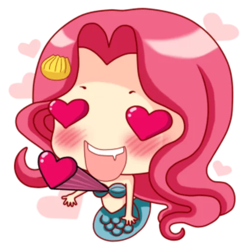 Эмодзи Mervenus : Sweet Mermaid Of The Sea