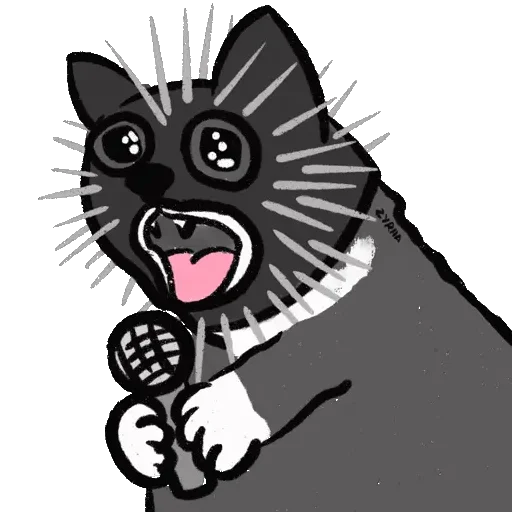 Эмодзи Metal cat