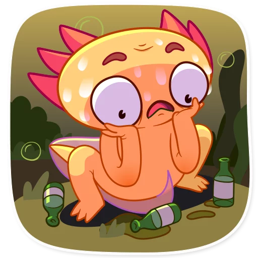 Эмодзи Mexican Axolotl