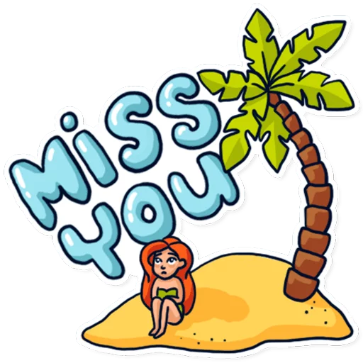 Эмодзи Mia's vacation