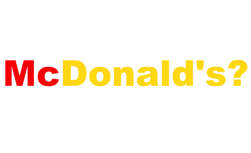 Эмодзи McDonald's