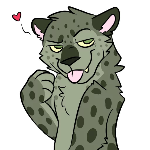 Эмодзи Midori Leopard