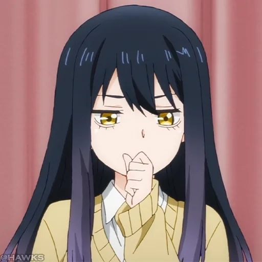 Эмодзи ? Mieruko-chan