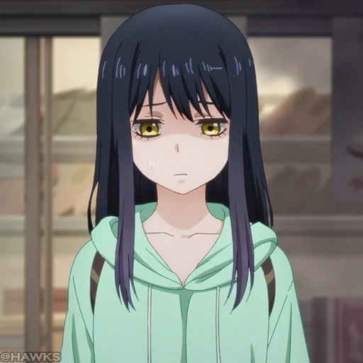 Эмодзи ? Mieruko-chan