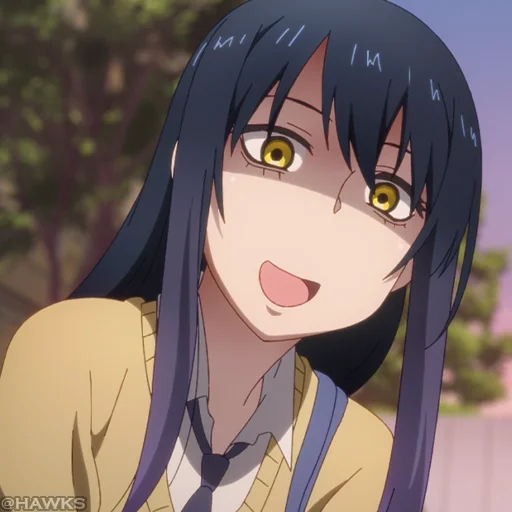 Эмодзи ? Mieruko-chan