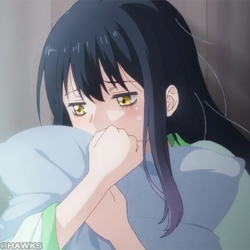 Эмодзи ? Mieruko-chan