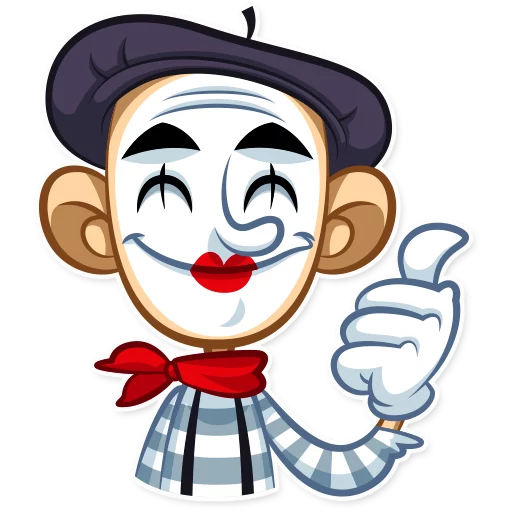 Эмодзи Mike The Mime