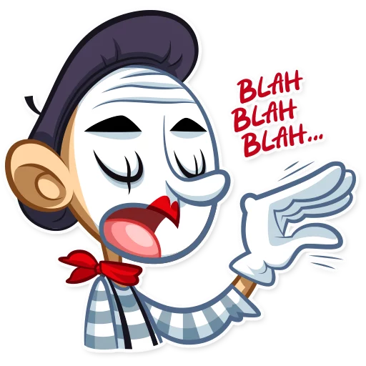 Эмодзи Mike The Mime