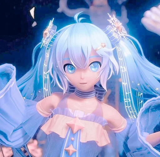 Эмодзи Hatsune Miku