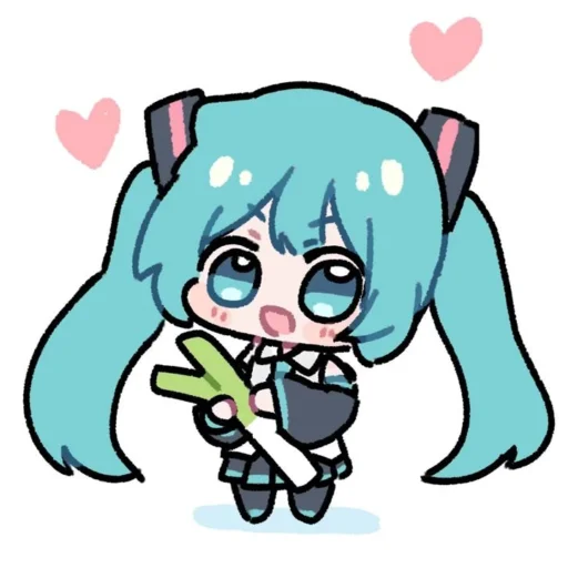 Эмодзи Hatsune Miku