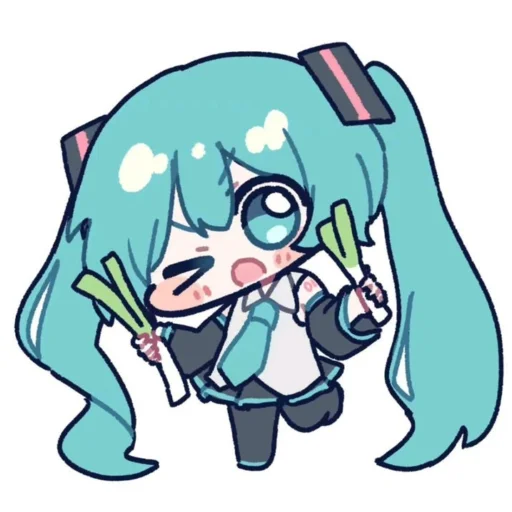 Эмодзи Hatsune Miku