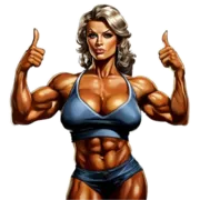 Эмодзи Milf bodybuilder