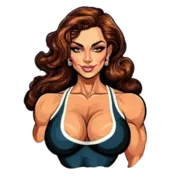 Эмодзи Milf bodybuilder
