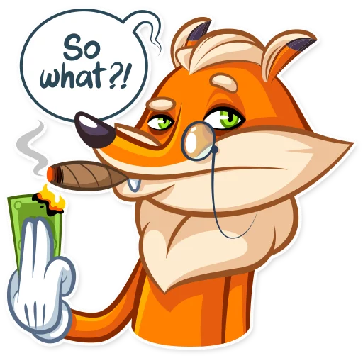 Эмодзи Millionaire Fox