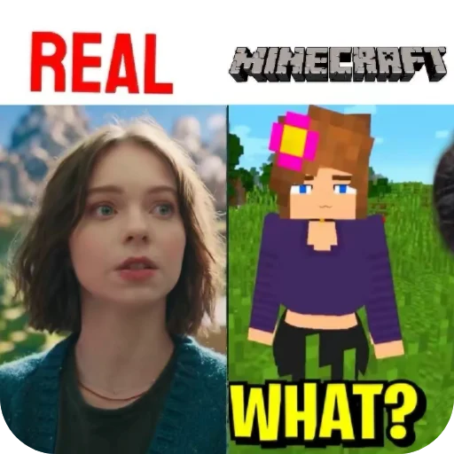Эмодзи Minecraft Real Life
