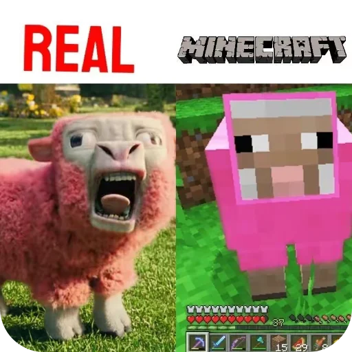 Эмодзи Minecraft Real Life