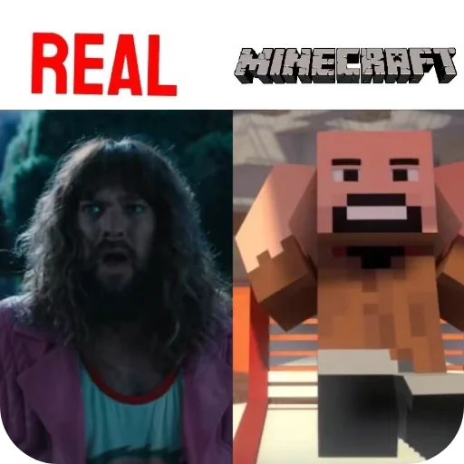 Эмодзи Minecraft Real Life