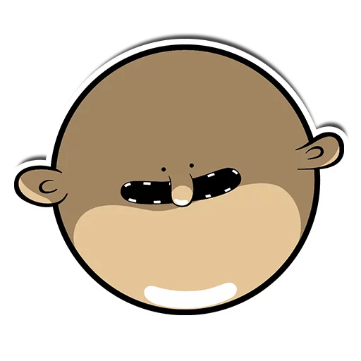 Эмодзи минимал ебальце