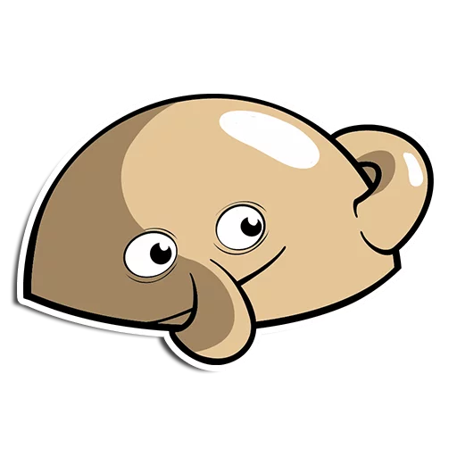 Эмодзи минимал ебальце