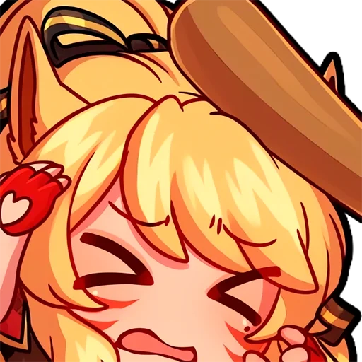 Эмодзи Miqo'te Static