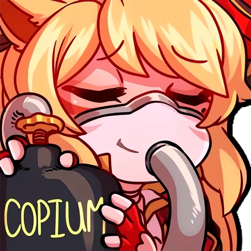 Эмодзи Miqo'te Static