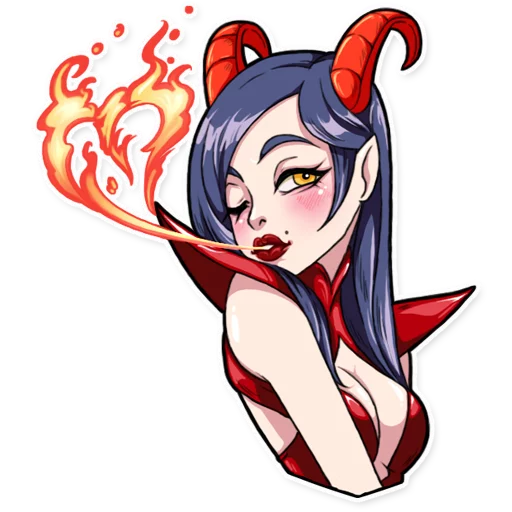Эмодзи Miss Devil