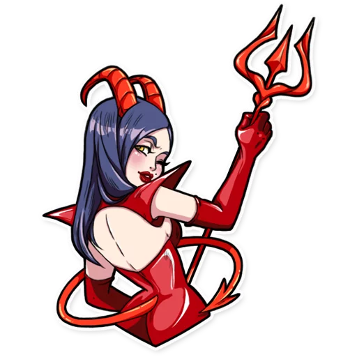Эмодзи Miss Devil