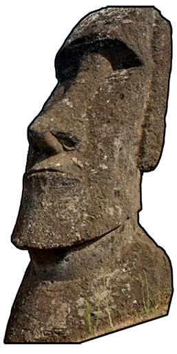 Эмодзи Moai