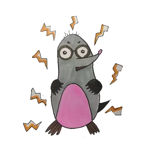 Эмодзи The mole Gennady