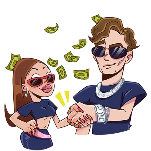 Эмодзи MONEYKEN AND INSTASAMKA БЕЗ ТЕКСТА