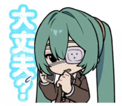 Эмодзи Monitoring Miku